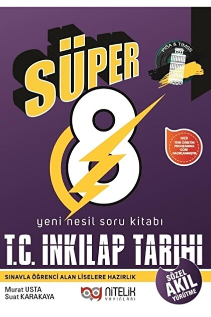 Nitelik Yayınları 8. Sınıf Yeni Nesil Süper T.c. Inkilap Tarihi Ve Atatürkçülük Soru Kitabı - 1