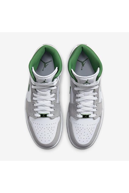 Nike Air Jordan 1 Mid Grey Green Dc7294-103 Erkek Basketbol
