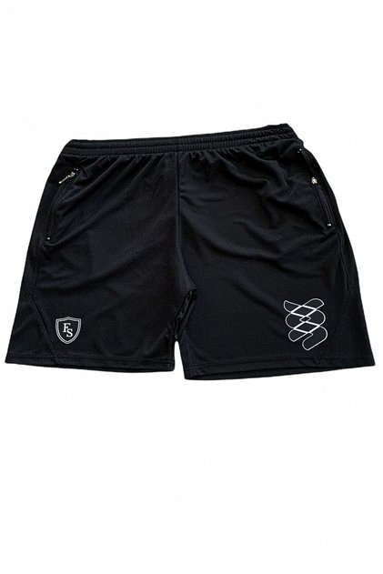 Men's Black Anthracite Printed Unlined Pocketed Running Daily Sports Training Walking Fitness Shorts