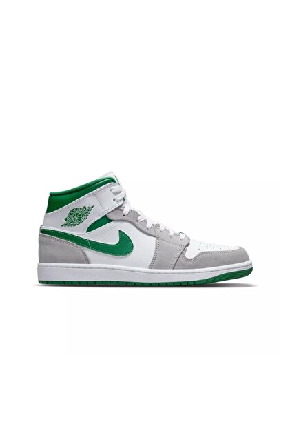 Nike Air Jordan 1 Mid Grey Green Dc7294-103 Erkek Basketbol