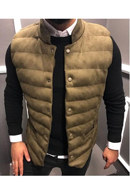 USE CLUP Erkek Nubuk Slim Fit Yelek - Fiyatı, Yorumları