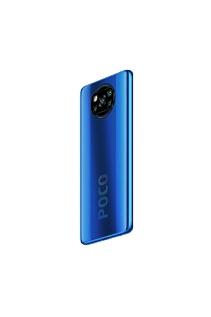 POCO X3 NFC 64GB スマートフォン 本体 ブルー Xiaomi Poco X3 NFC 64GB 6GB Ram 6.67 inç 64MP Cep Telefonu Mavi