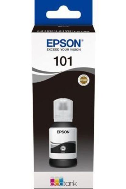 EPSON 101 Siyah Orjinal Ş?işe Mürekkep Kartuş C13t03v14a - 1