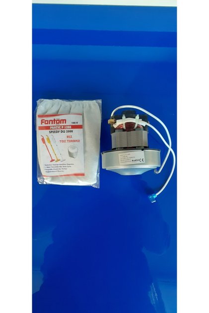 Pratik P1200 Speedy Duo 2000 Orjinal Süpürge Motoru Toz Torbası Hediyeli