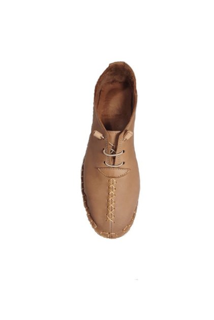 Genuine Leather Light Brown Sandal Model