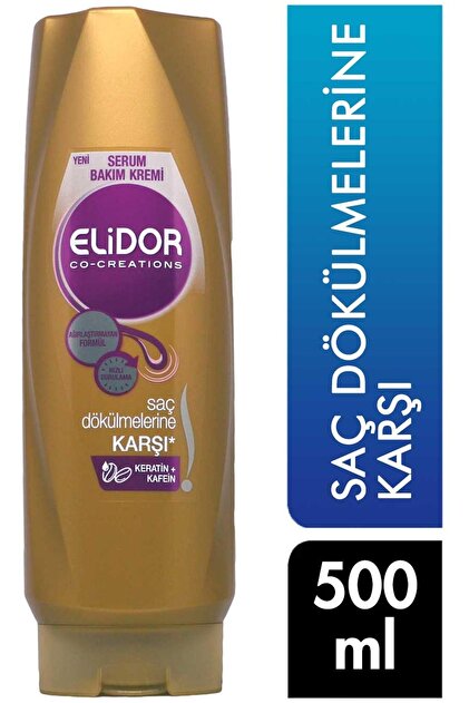 Elidor Saç Bakım Kremi 500 Ml Saç Dökülmelerine Karşı