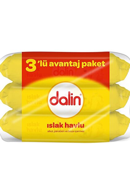 DALİN AVANTAJLI PAKET ISLAK HAVLU 56X3PCS