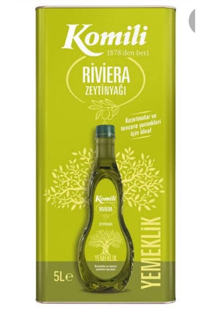 Komili Riviera Zeytinyağı 5 Lt Teneke - Fiyatı, Yorumları