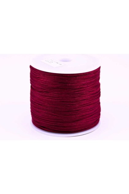 10 Metre - 0.80 Mm, Bileklik Ipi, Bordo Renkli, Paraşüt Ipi, Kod-122