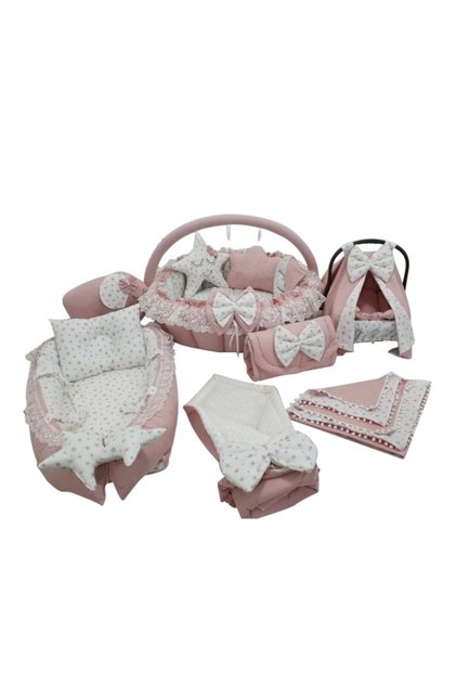 Pudra Tasarım Babynest Lüx Oyun Minderi 15 Parça Set