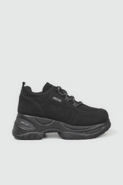 Daily Comfortable Black Women's Sports Shoes 221-305