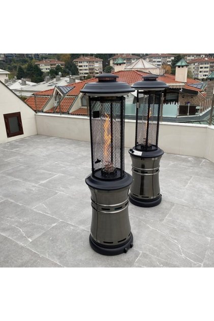Clk 37500 Btu Fener Soba Tüplü Isıtıcı Gümüş Gri