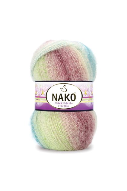 MOHAIR DELICATE COLORFLOW 76037 Çok Renkli