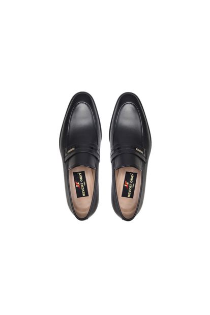 Nevzat Onay Hakiki Deri Siyah Klasik Loafer Erkek Ayakkabı -11887- - 3