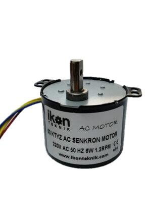 İKON TEKNİK Ac Senkron Motor 50 Ktyz 5 Rpm 6w Kuluçka Çevirme