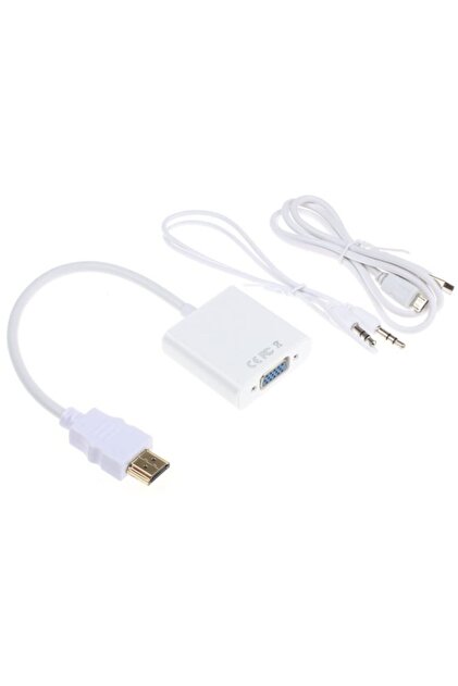 Alfais 4305 Hdmi To Vga Power Güç Ses Destekli Çevirici