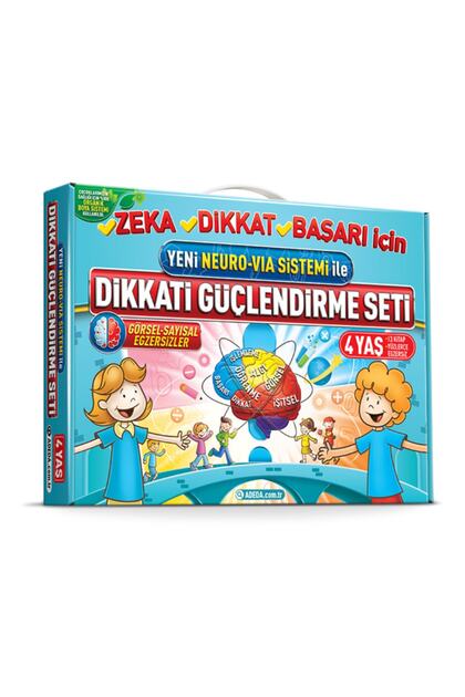Adeda Yayınları Adeda Neuro Via Dikkati Güçlendirme Seti 4 Yaş ve