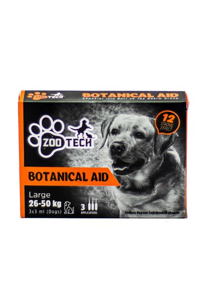 ZooTech Botanical Aıd Bitkisel Büyük Köpek Için Bit Pire Parazit Ense Damlası Large 3x3ml - 1