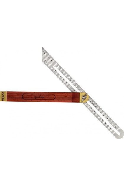 9" Gül Ağacı Ayarlı Gönye