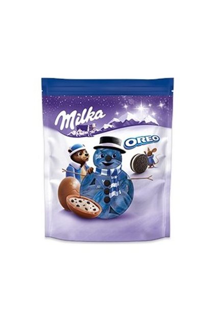 Σοκολάτα γάλακτος με μπισκότα Oreo, Milka, 86 g