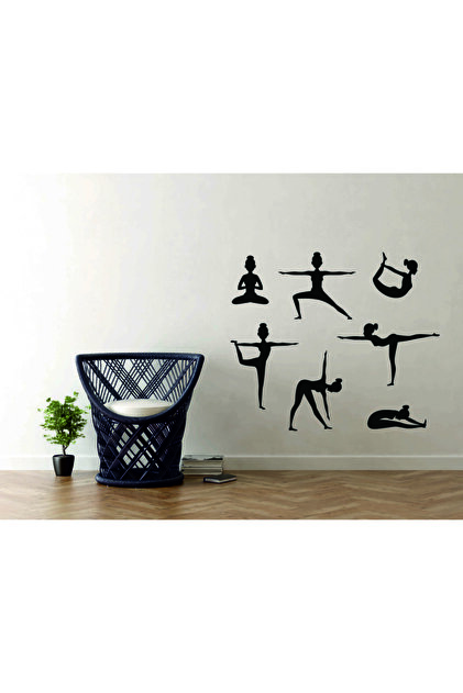 Pilates Dekoratif Duvar Sticker