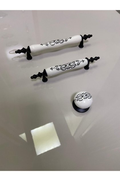 White-black Patterned Porcelain 128 Mm (1120-85-128-380)