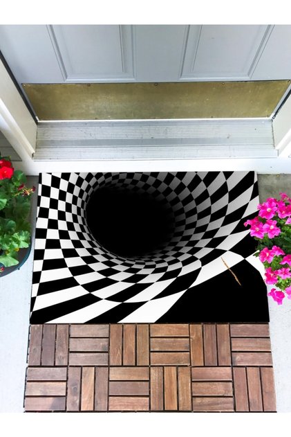 Illusion Door Front Mat Decorative Door Mat Outdoor Mat Home Interior Mat