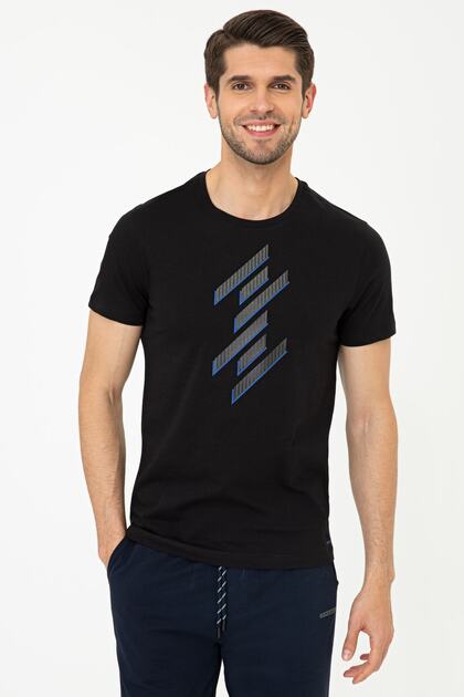 Black Men's T-Shirt G021Sz011.000.1288062