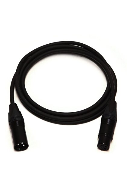 Klotz & Neutrik Tam Bakır Xlr Erkek - Xlr Dişi Black Mikrofon