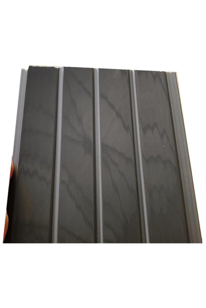 Fugalı Antrasit Gri Pvc Duvar Tavan Lambiri / 10 Adet 20cm X 1,5 Metre - 3 Metrekare