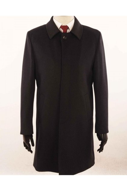 Stamped Above Knee Coat