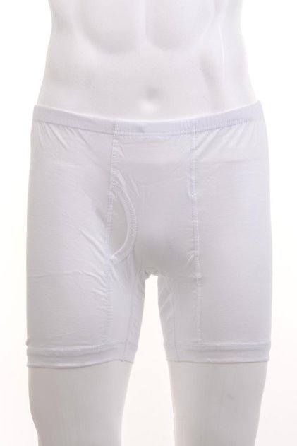 Men's White 4 Pieces Combed Cotton Sports Underwear Me007