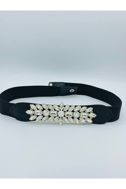 Rhinestone Elastic Belt