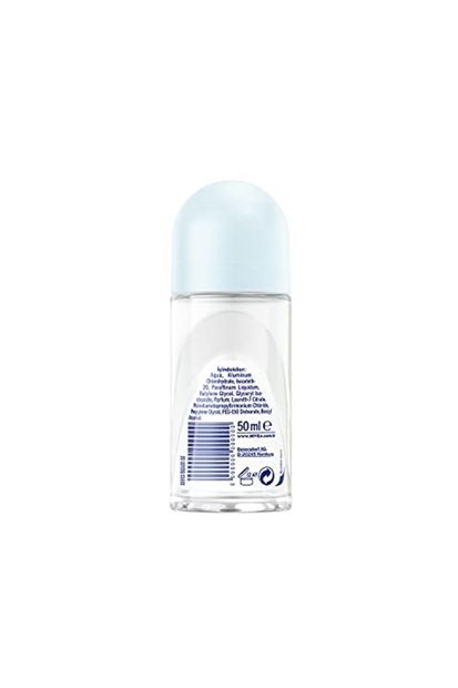 NIVEA Invisible Black Ve White Pure Rollon Deodorant Kadın 50 ml - 2