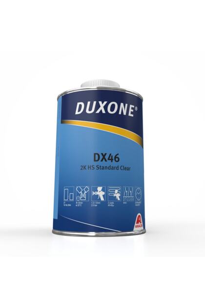 Duxone Dx46 1/1 Hs Standard Clear 2k Akrilik Çok Parlak Vernik