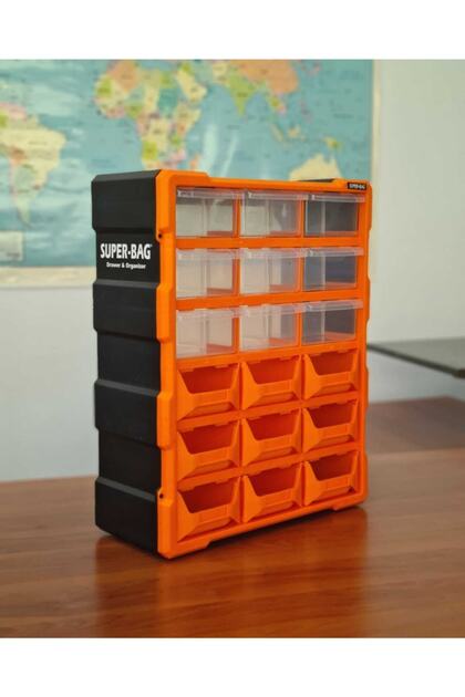 Süper Bag Monoblok Avadanlık Ve Çekmece 18 Gözlü Seti Hobby
