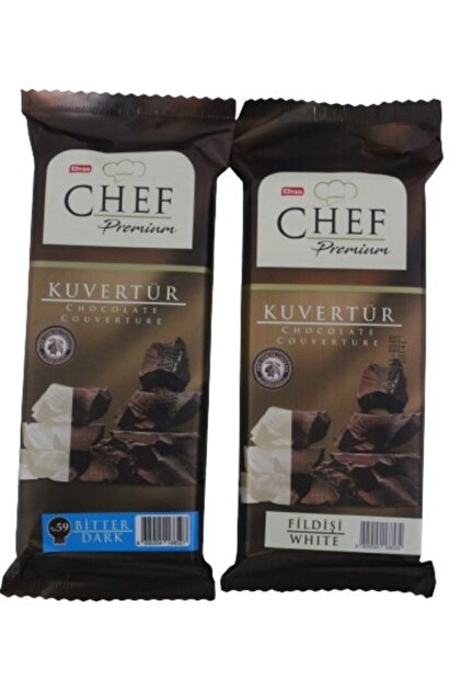 Elvan 200 Gr- Yüzde 59 Kakaolu Mini Bitter Kuvertür 200 Gr