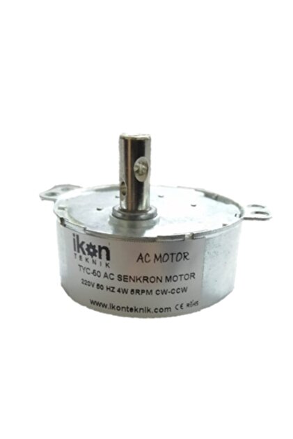 İKON TEKNİK AC SENKRON MOTOR TYC 50 4 Watt 5 RPM 220 Volt CW/CCW