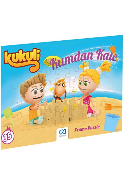 CA Games Kukuli Kumdan Kale Frame Puzzle yapboz 35 Parça - Fiyatı