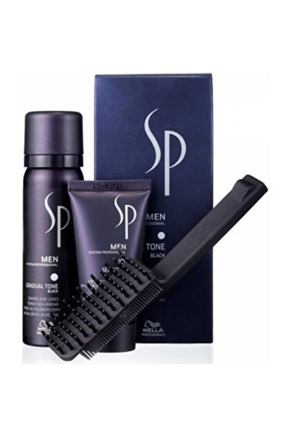 Wella Men Gradual Tone Pigment Mousse Siyah Erkek Köpük Saç Boyası 60