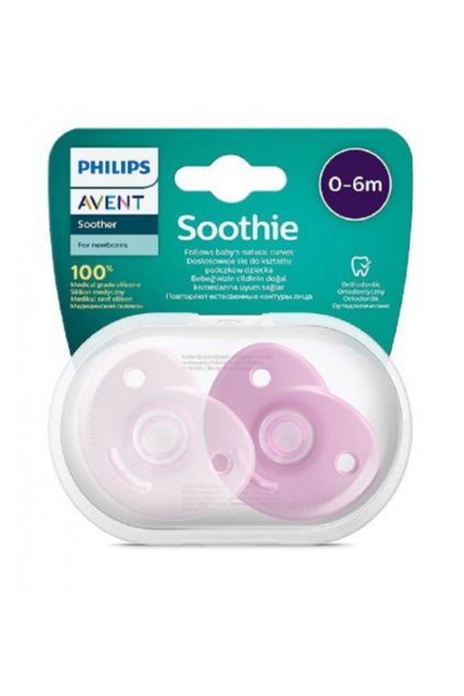 Scf099/22 Soothie Pacifier 0-6 Months Girl