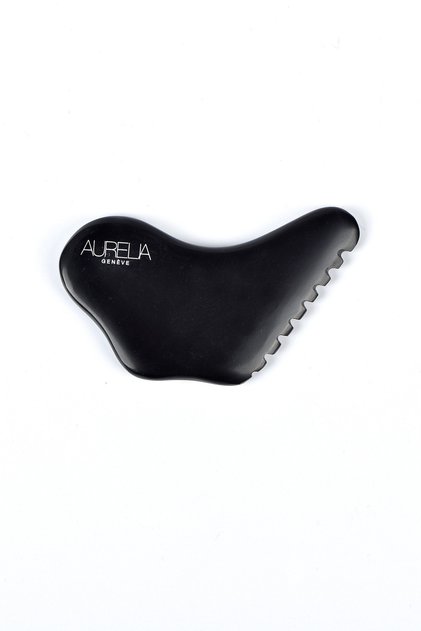 Black Bian Stone Butterfly Gua sha - Kelebek gua sha Taşı - Siyah Bien