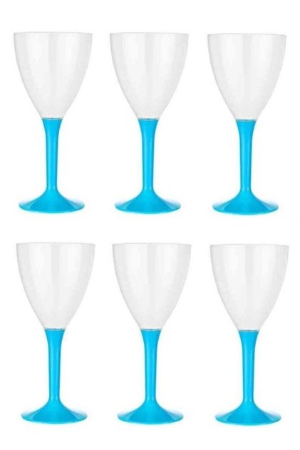 Plastik Kadeh Kullan At Plastik Bardak 10 Adet Mavi Plastik Kadeh Parti Malzemesi