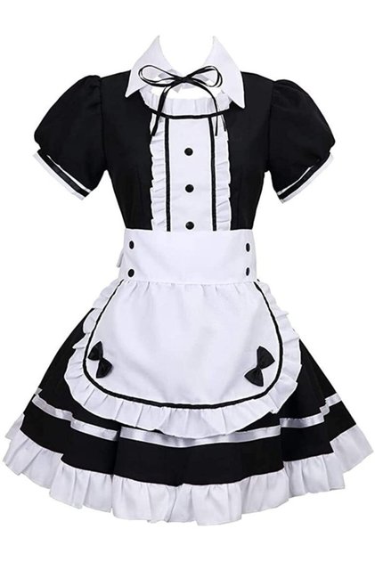 Anime Maid Dress Cosplay Özel Tasarım Hizmetçi Elbisesi