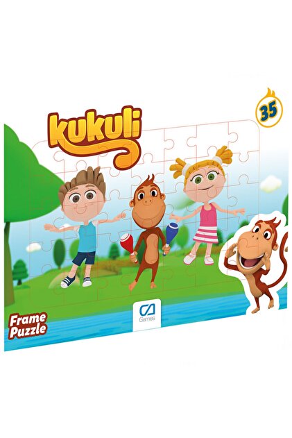 CA Games Kukuli Kumdan Kale Frame Puzzle yapboz 35 Parça - Fiyatı