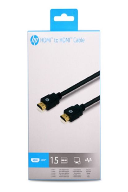 HP .5EU UHD 4K 1.5m HDMI Kablo Siyah - 2