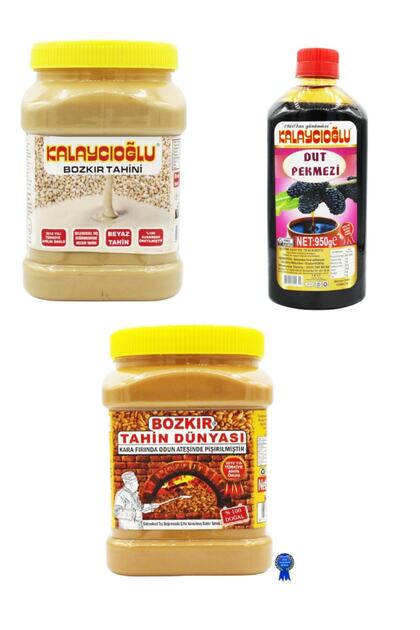 Beyaz 935 Gr + Bozkır Tahin Dünyası 935 Gr + Dut Pekmezi 950 Gr Ekonomik Paket