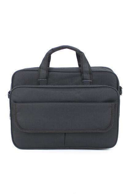 Case Club Basic Siyah Evrak Laptop Çantası 15,6 Inç Omuz Askılı Su