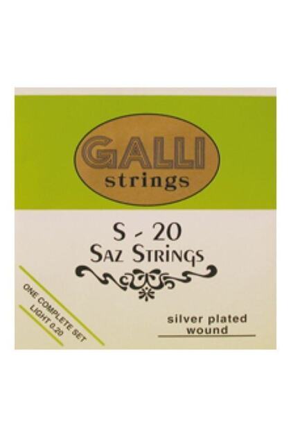 S20 Bağlama Teli 0,20 Uzun Sap Saz Için S-20