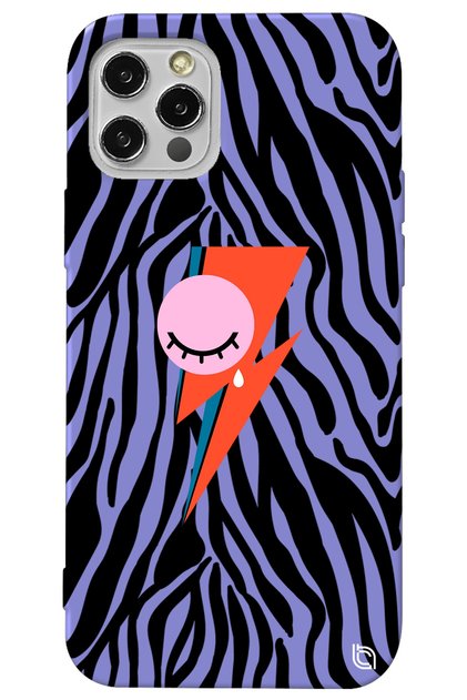 Iphone 13 Pro Max Lilac Color Premium Silicone Phone Case with Velvet Tear Pattern Inside
